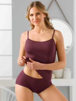 Trägertop aus Feinripp