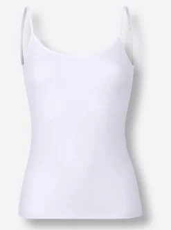 Trägertop aus Feinripp
