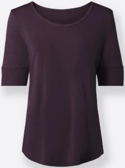 T-Shirt mit zweilagigem Ärmelbündchen