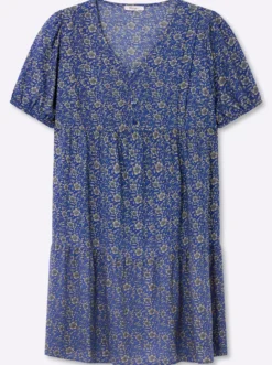 Tunikakleid mit Blumenmuster