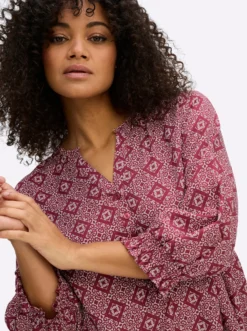 Tunika mit Ornamentprint