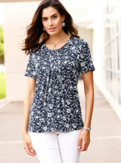 Tunikashirt mit Blümchen-Druck