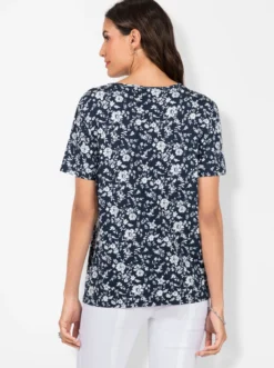 Tunikashirt mit Blümchen-Druck