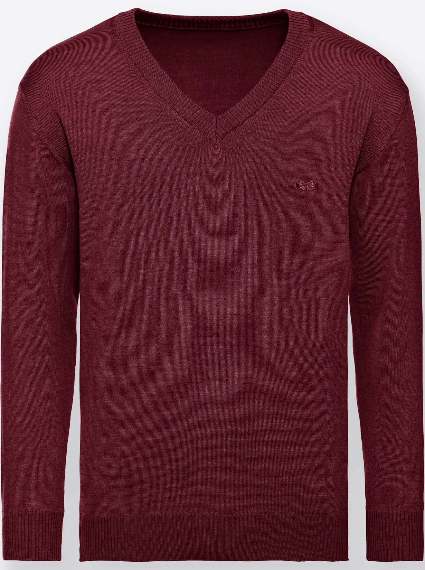 V-Ausschnitt-Pullover
