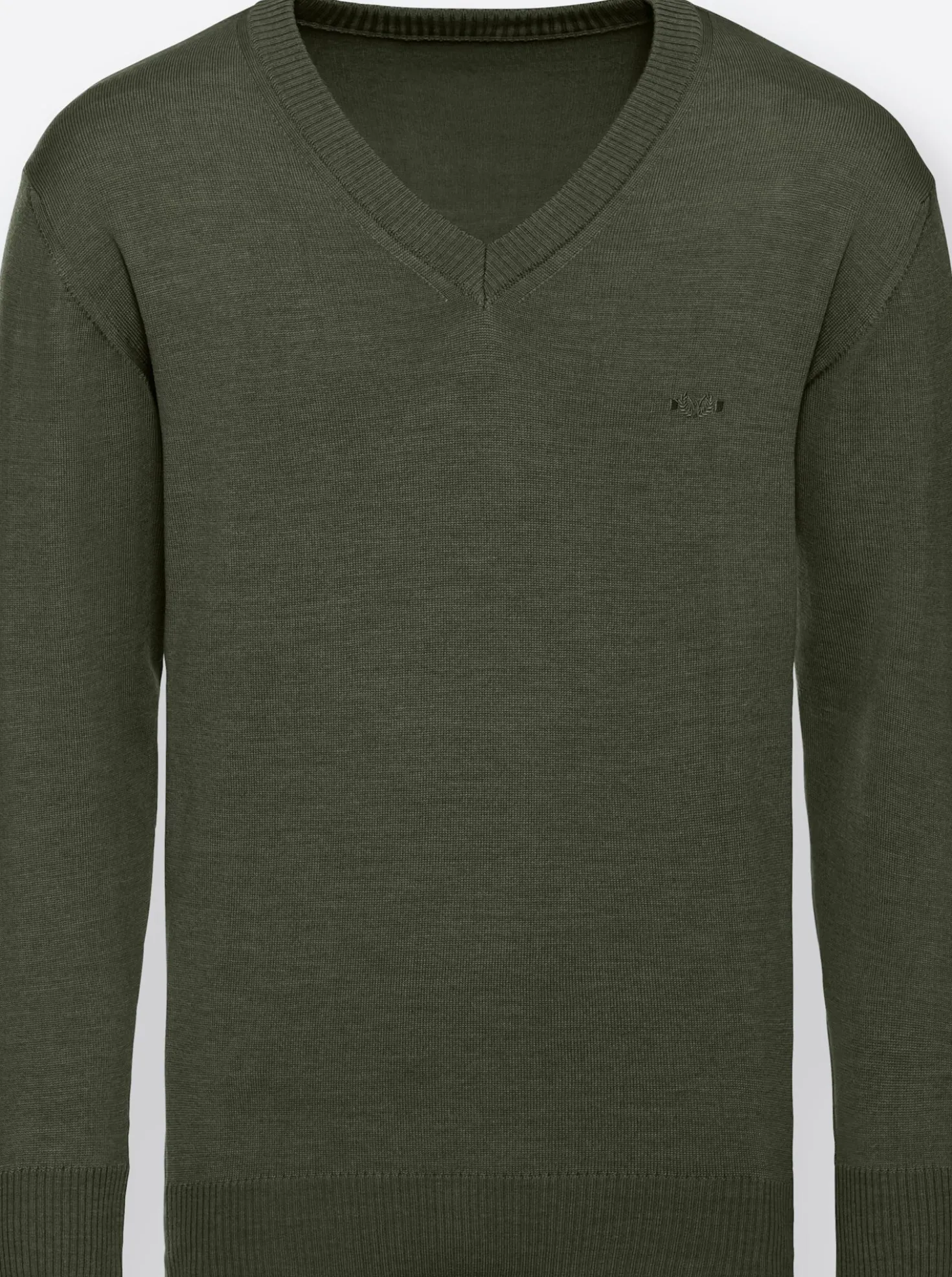 V-Ausschnitt-Pullover