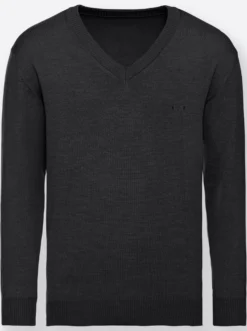 V-Ausschnitt-Pullover