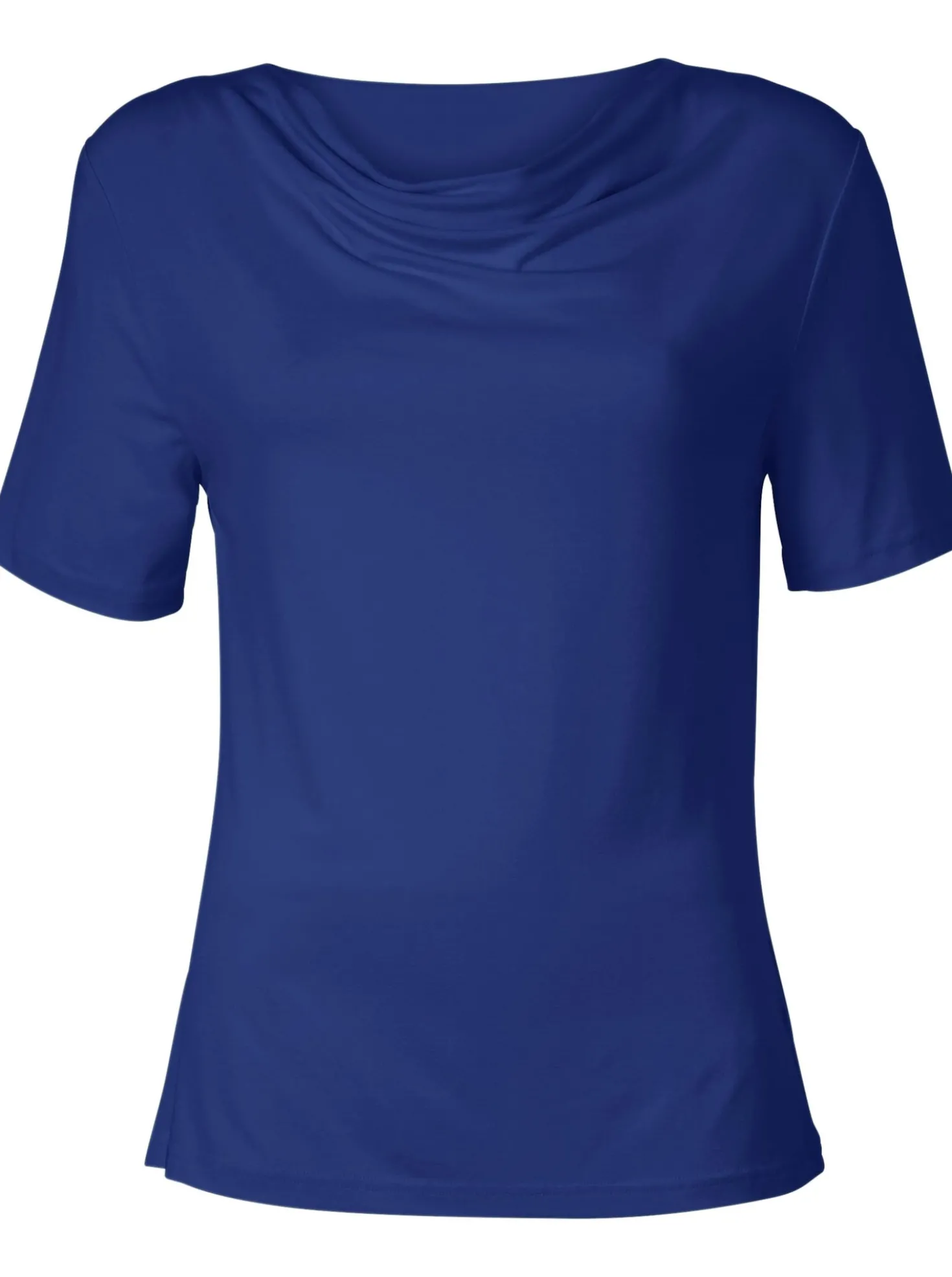 Wasserfallshirt mit kurzen Ärmeln