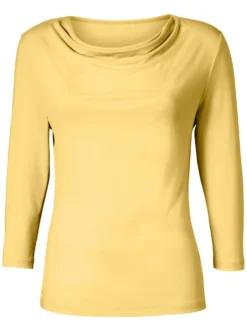 Wasserfallshirt mit 3/4-langen Ärmeln
