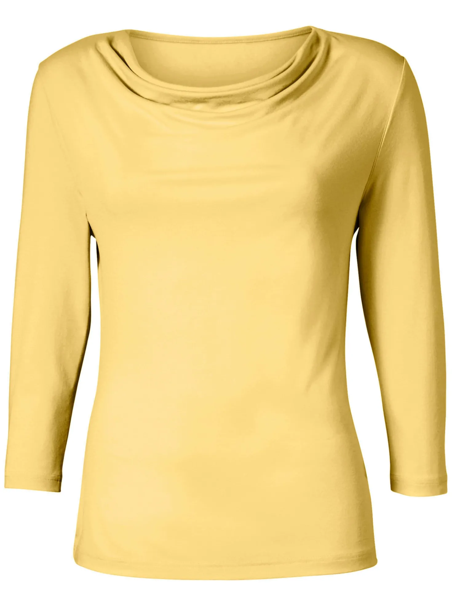 Wasserfallshirt mit 3/4-langen Ärmeln