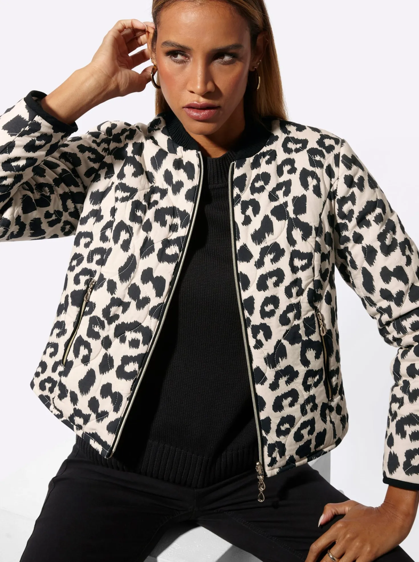 Wendejacke in modischer Blouson-Form