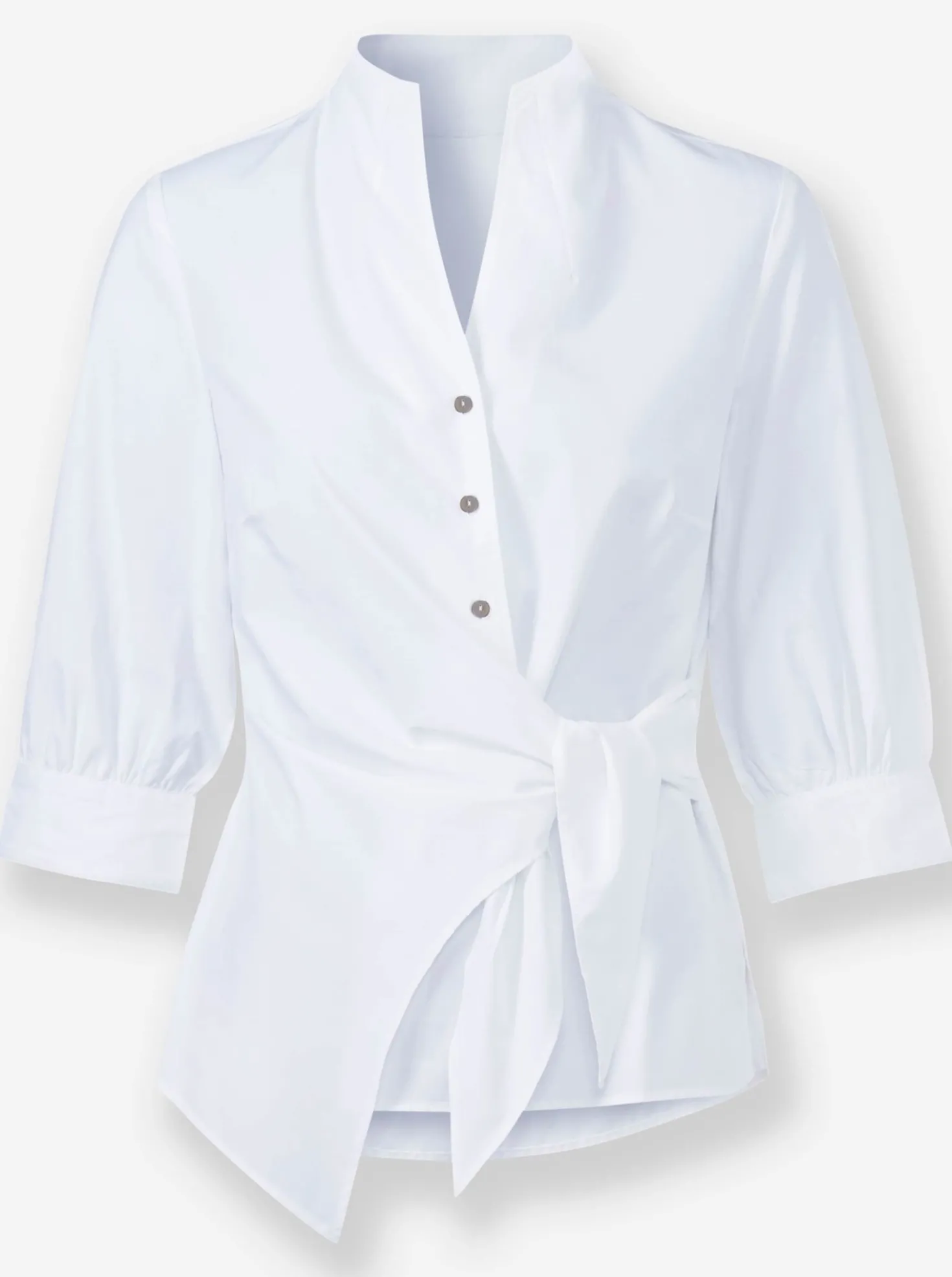 Wickelbluse zum Binden