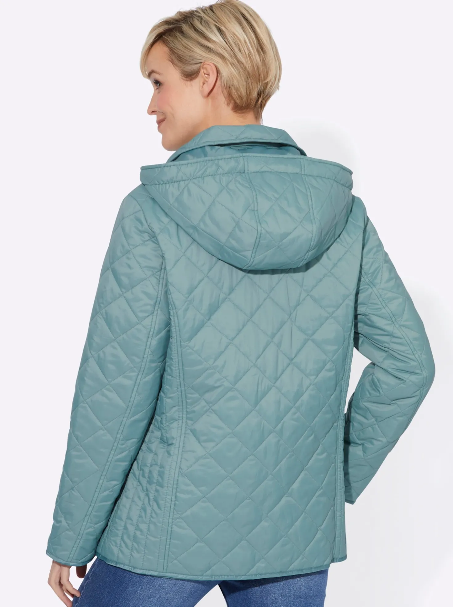 Winterjacke mit Schlingenknopf-Verschluss