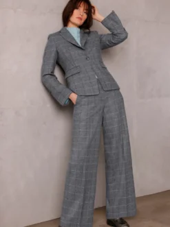Wollhose in Melange-Optik