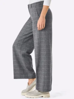 Wollhose in Melange-Optik