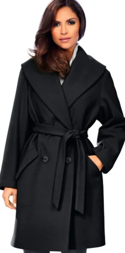 Wolljacke mit Schalkragen