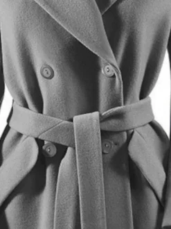 Wolljacke mit Schalkragen