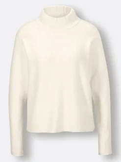 Wollpullover mit Kaschmir